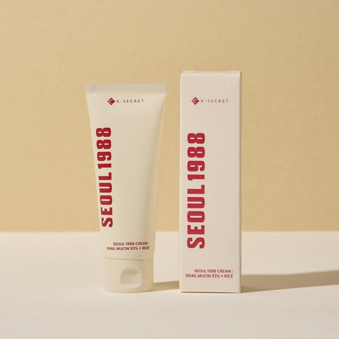 KSecret Seoul1988 Cream: Snail Mucin 93% + Rice 100ml