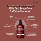Shop online KUNDAL Caffeine Hair Shampoo in Cherry Blossom, White Musk in Pakistan
