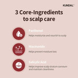 Shop online KUNDAL Caffeine Hair Shampoo in Cherry Blossom, White Musk in Pakistan