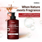 Shop online KUNDAL Caffeine Hair Shampoo in Cherry Blossom, White Musk in Pakistan