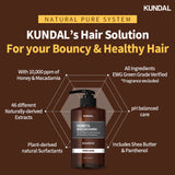 KUNDAL Honey & Macadamia Pure Natural Balancing Refreshing Shampoo 500ml Amber Vanilla, Blackberry Bay, Baby Powder, Cherry Blossom, White Musk