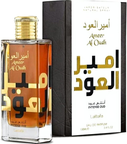 Lattafa Ameer Al Oudh Intense Oud Eau De Parfum for Men, 100 Ml