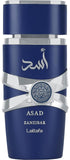 Lattafa Asad Zanzibar for Men Eau de Parfum Spray. 3.4 Ounce