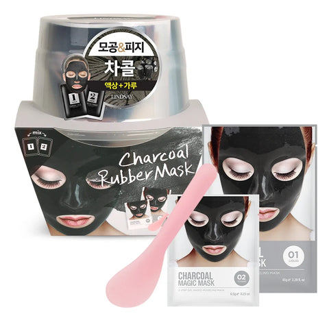 Lindsay Luxury Charcoal Magic Mask Cup - 65g & 6.5g