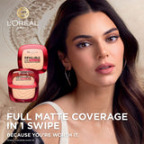 L'Oreal Paris Infallible 24H Fresh Wear Powder Foundation - 10-Porcelain, 20-Ivory, 120-Vanilla, 130-True Beige, 220-Sand