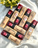 L'Oreal Paris Infallible 32 Hours Fresh Wear Foundation - 400 Pearl, 405 Porcelain, 410 Ivory, 415 Rose Ivory, 420 True Beige, 425 Linen, 430 Ivory Buff, 435 Rose Vanilla, 440 Natural Rose, 445 Vanilla, 450 Rose Beige, 455 Natural Buff, 465 Sand, 470 - Radiant Honey