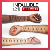 L'Oreal Paris Infallible Full Wear Concealer Infallible Correcteur Full Wear - 320 Porcelain, 325 Eggshell, 330 Ivory, 340 Fawn, 345 Oatmeal, 350 Bisque, 360 Cashmere, 365 Cashew
