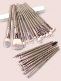 MAANGE 20/25/32pcs Professional Makeup Brush Set - Champagne