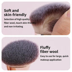 MAANGE 4-Piece Foundation Premium Brush Set - Black Beige, Black Gold, Pink Golden