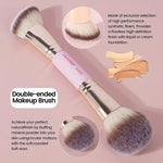 MAANGE 4-Piece Foundation Premium Brush Set - Black Beige, Black Gold, Pink Golden