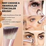 MAANGE 4-Piece Foundation Premium Brush Set - Black Beige, Black Gold, Pink Golden