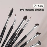 MAANGE 7pcs Soft Fiber Eyebrow, Eyeliner, Eye Shadow Brush