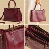 Max Dubai Textured Tote Bag with Double Handles - Red