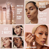 Maybelline LIFTER STIX™ Multi-Use Face Stick - Warm - 5, 25, 45, 60  Neutral - 10 20 30 40, 50, 55, 65  Cool - 15, 35, 70, 75, 80, 85, 90