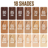 Maybelline LIFTER STIX™ Multi-Use Face Stick - Warm - 5, 25, 45, 60  Neutral - 10 20 30 40, 50, 55, 65  Cool - 15, 35, 70, 75, 80, 85, 90