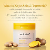 Medicube Kojic Acid Turmeric Clarifying Toner 70 Pads