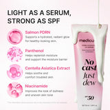 Medicube PDRN Hydrating UV Serum - No Cast Just Dew - SPF 50+ Sunscreen - 50ml