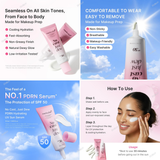 Medicube PDRN Hydrating UV Serum - No Cast Just Dew - SPF 50+ Sunscreen - 50ml