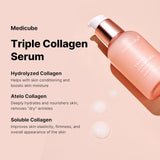 Medicube Triple Collagen Serum to rejuvenate dull skin with its advanced Triple Collagen Complex 55ml