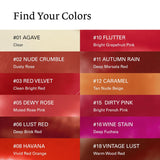 Buy Melixir Vegan Lip Butter in shades 02 Nude Rose, 03 Red Velvet, 05 Dewy Rose, 06 Rust Red, 10 Flutter, 15 Dirty Pink, 16 Wine Stain, 18 Vintage Red online in Pakistan
