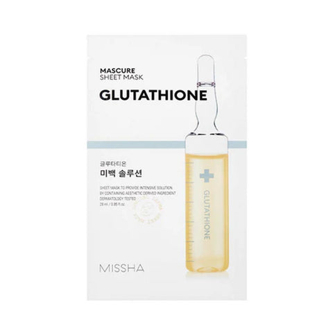 MISSHA Mascure Whitening Glutathione Sheet Mask 28ml