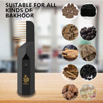 MrkCare Luxury Comb Bakhoor Incense Black and White Burner