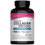 NeoCell Grassfed Collagen Peptides + Vitamin C, 120 Tablets Expiry 10 - 2026