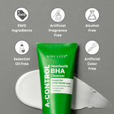 Nine Less A-Control Heartleaf & BHA Cleanser Mini 25ml