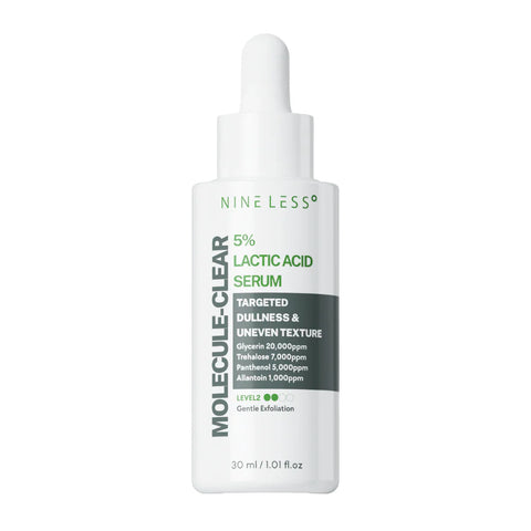 Nine Less Molecule-Clear 5% Lactic Acid Serum 30ml
