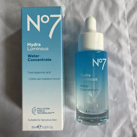 No7 HydraLuminous Water Concentrate 30 ml