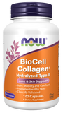 NOW Foods, BioCell Collagen, Hydrolyzed Type II, 120 Veg Capsules