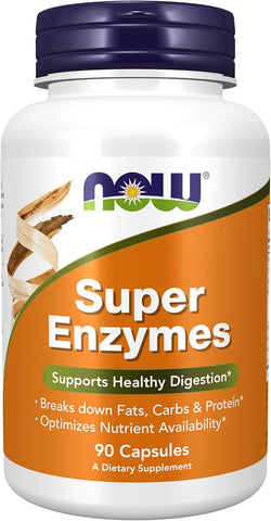 NOW Foods Super Enzymes 90 Capsules