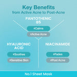 Numbuzin No.1 Sheet Mask | Pantothenic B5 Hyaluronic Active Clear Mask