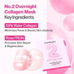 Numbuzin No.2 Overnight Face Mask | Rose PDRN Overnight Collagen Mask