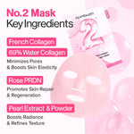 Numbuzin No.2 Sheet Mask | Rose PDRN Collagen Plumping Sheet Mask