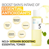 Numbuzin No.5 Glutathione Vitamin Boosting Essential Toner 200ml