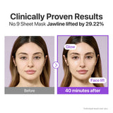 Numbuzin NO.9 NAD Bio Lifting Full Cover Facial Mask 1 piece (no lifting band)