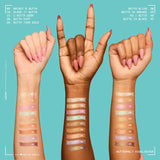 NYX Buttermelt Highlighter - 05 - Bright & Butta - Light champagne, 10 - Glaze it Butta - Light bronze, 15 - U Butta Werk - Frosty pink, 35 - Butta in Bronze - Bronze gold, 40 - No 1 Butta - Holographic lavender