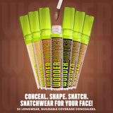 NYX Wonder Snatch™ Concealer - 04-Alabaster, 07-Light Ivory, 08-Vanilla, 10-Light Beige