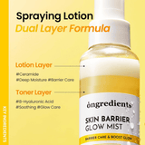 ONGREDIENTS Skin Barrier Glow Mist 100ml