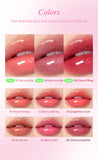 Peripera - Heart Jam Glow Lip - 01 Peach Fondue, 02 Berry Milk Tea, 03 Grapefruit Crush, 04 Honey Nut, 05 Berry Coke, 06 Cherry Smoothie, 07 Apricot Jelly, 08 Peach Crumble, 09 Cherry Filling