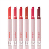 Peripera - Heart Jam Glow Lip - 01 Peach Fondue, 02 Berry Milk Tea, 03 Grapefruit Crush, 04 Honey Nut, 05 Berry Coke, 06 Cherry Smoothie, 07 Apricot Jelly, 08 Peach Crumble, 09 Cherry Filling