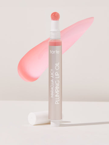 Buy Tarte Maracuja Juicy Plumping Lip Oil in shades petal (soft pink),  rose (soft pink beige) in Pakistan