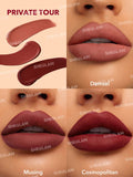 SHEGLAM Matte Allure Mini Liquid Lipstick Set - Feel Real, Private Tour