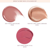 Rare Beauty Bright & Rosy Mini Lip And Cheek Set