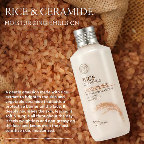 The Face Shop - Rice Ceramide Moisturizing Emulsion - 150 ml