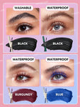 SHEGLAM All-In-One Volume & Length Mascara Waterproof - Brugundy, Blue