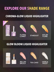 SHEGLAM Chroma-Glow Bloom Liquid Highlighter - Flying Comet, Stardust, Solar Flare