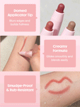 SHEGLAM Cloudline Blur Lip Liner - Morning Mist, Forest Fairy, Mist, Blush Horizon, Petal Flush, Rose Haze, Mocha Fog, Ember Cloud, Ash Canvas, Storm Bloom