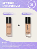 SHEGLAM Complexion Pro Long Lasting Breathable Matte Foundation - Linen, Buttercream, Porcelain, Fair, Chantilly, Bamboo, Shell, Nude, Acorn, Warm Vanilla, Sand, Peach, Honey, Butterscotch, Wheat, Golden